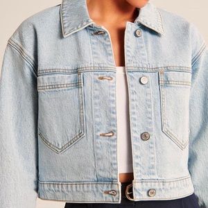 Abercrombie Cropped Denim Jacket